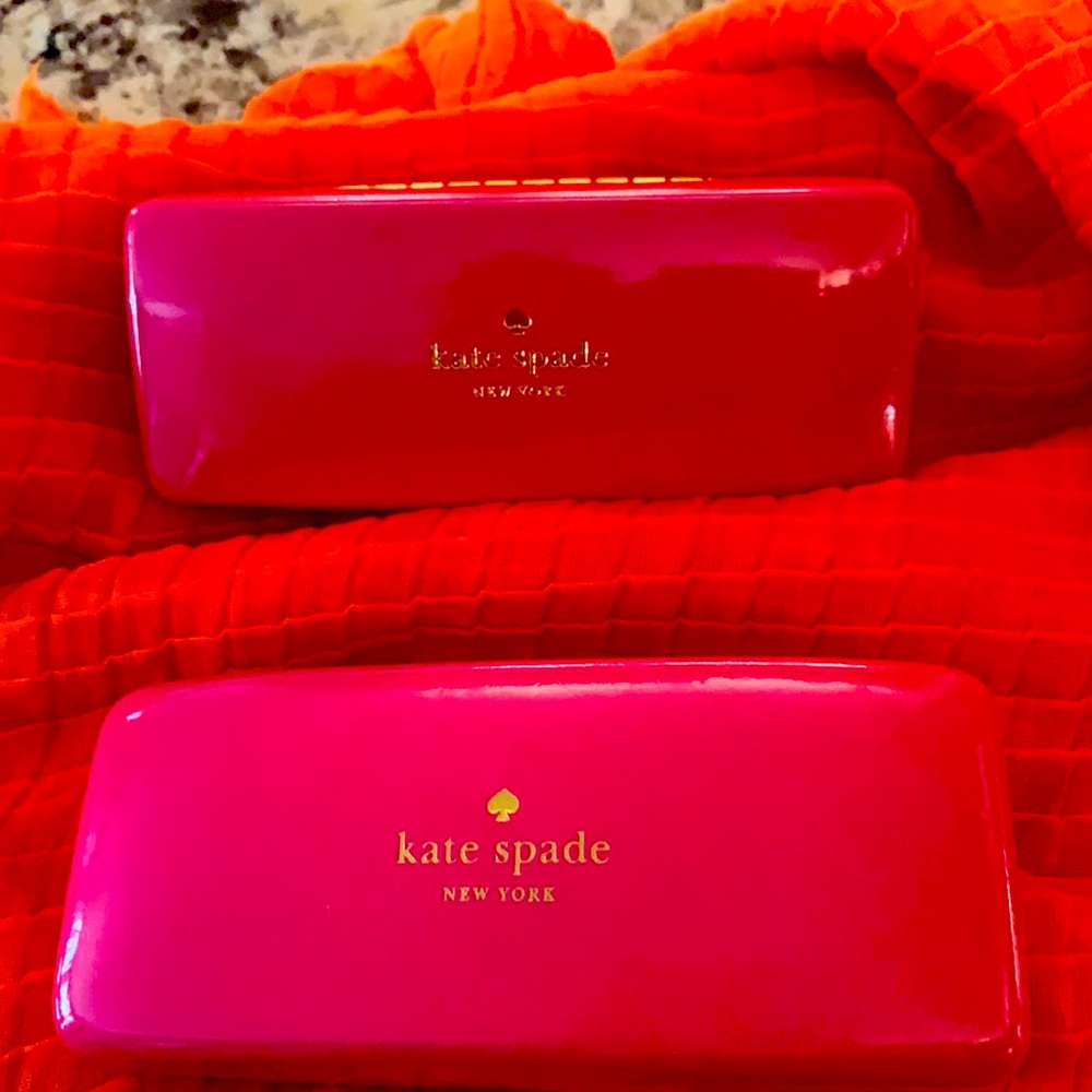 2 Kate Spade sunglass cases.